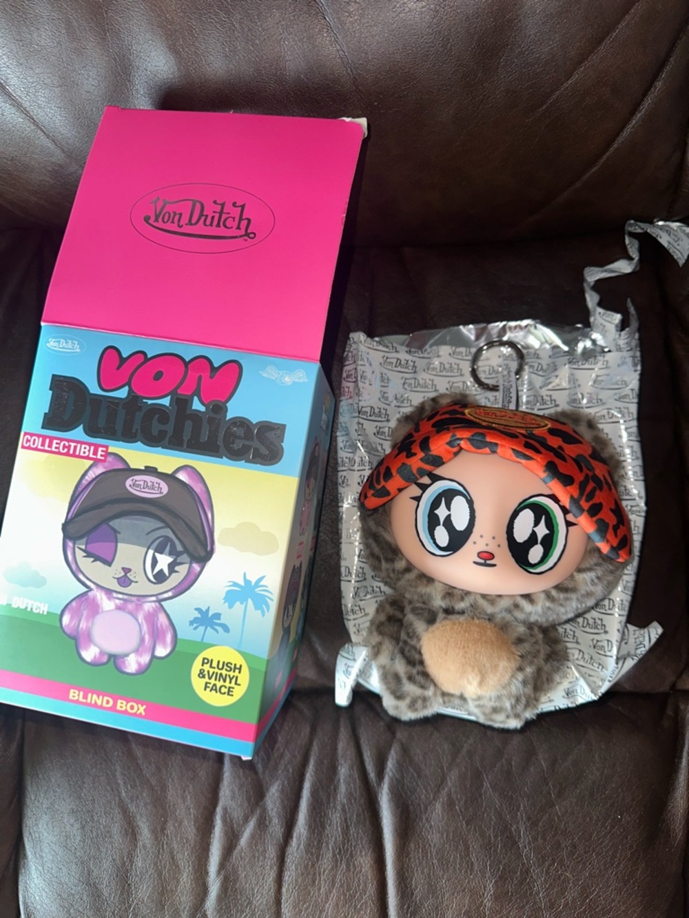 AUTHENTIC large von dutchies plush keychain HARLEY NEW